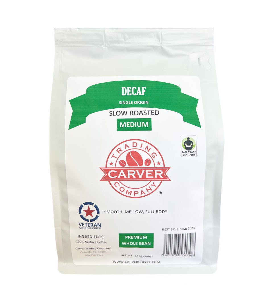 Decaf Fair Trade – Carver Coffee &amp; Tea